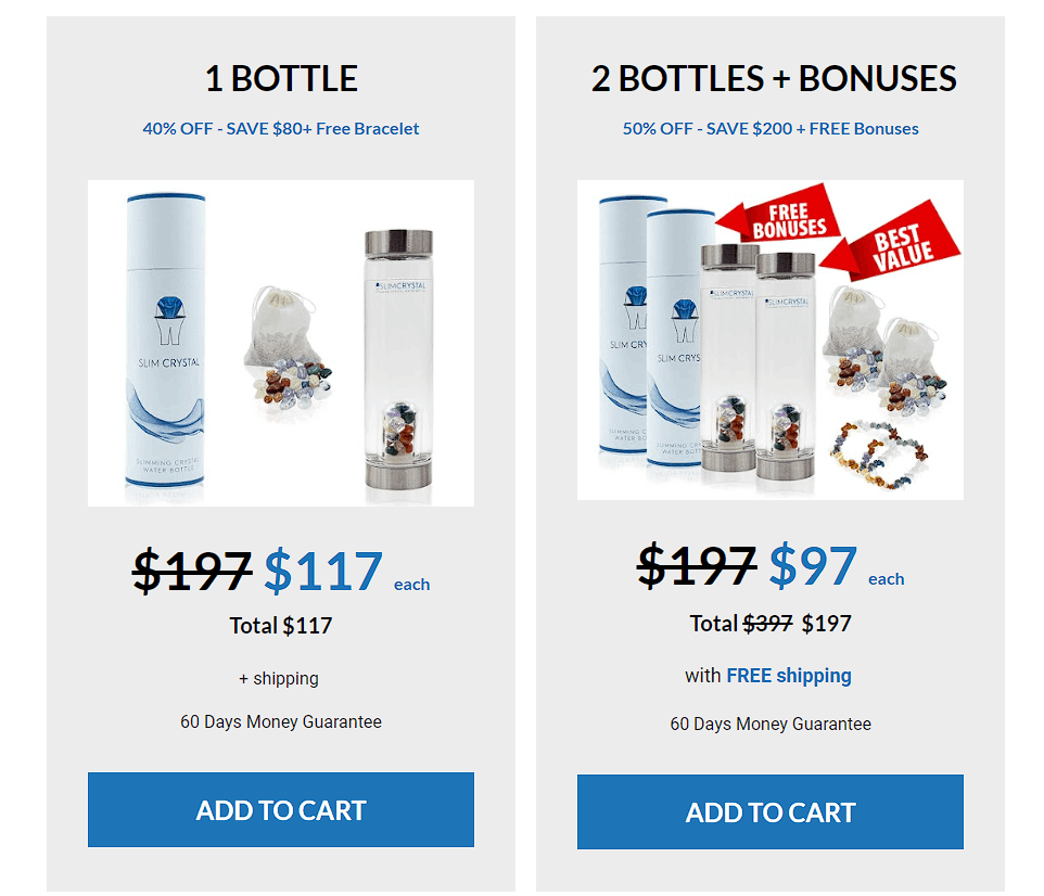 SlimCrystal  pricing